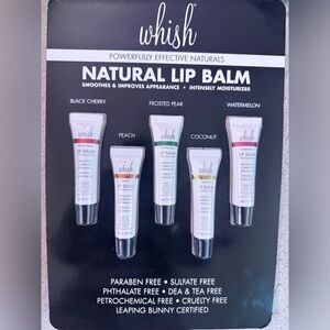Whish Lip Balm Card with 5 Tubes
